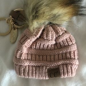 Winter hat key chain